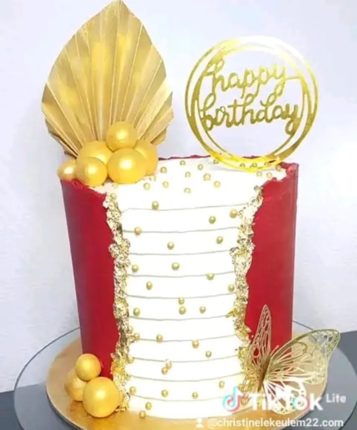Gâteau d'Anniversaire à la crème